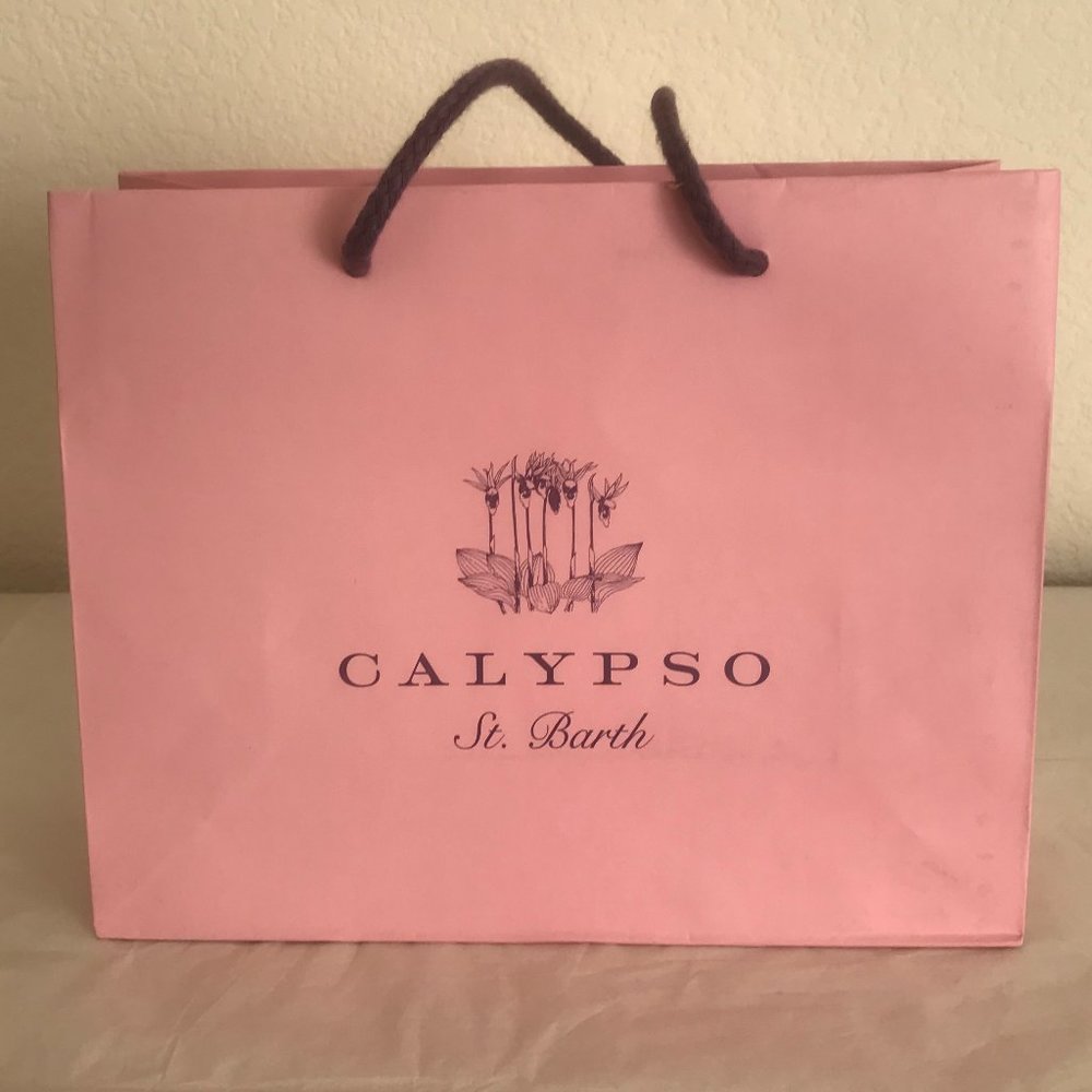 Pink Calypso St. Barth Pink Shopping Bag